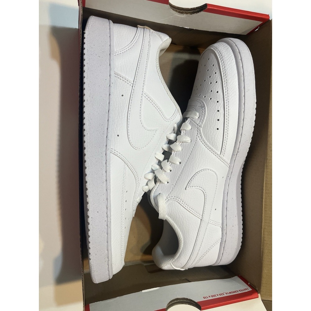 Nike Court Vision Low Next Nature -‎ White - US Men's 10 - DH2987-100 w/box